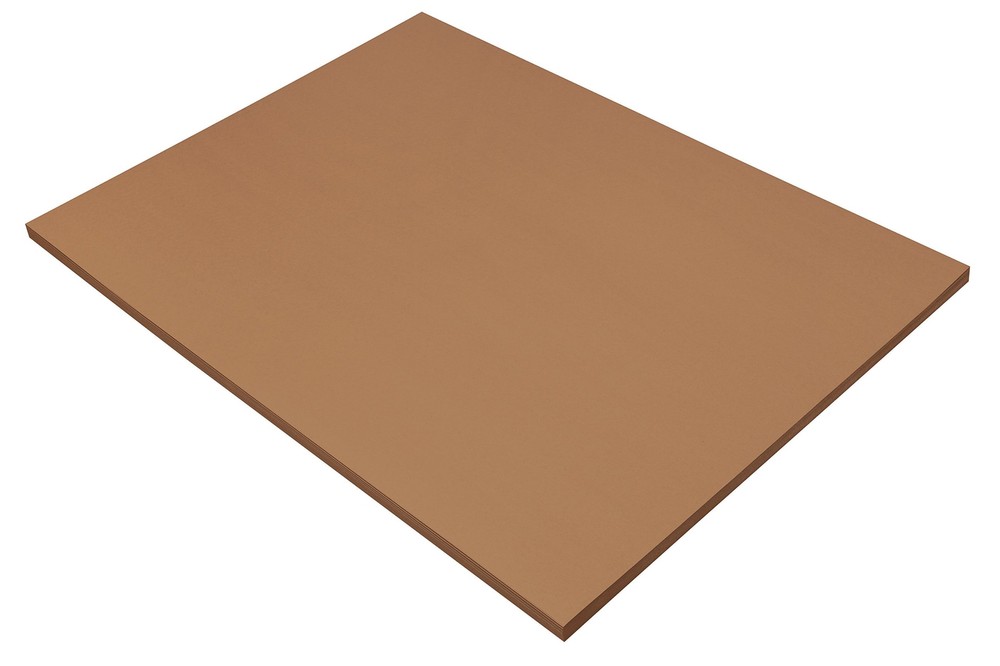 Formerly SunWorks Construction Paper Brown 18" x 24" 50 Sheets
