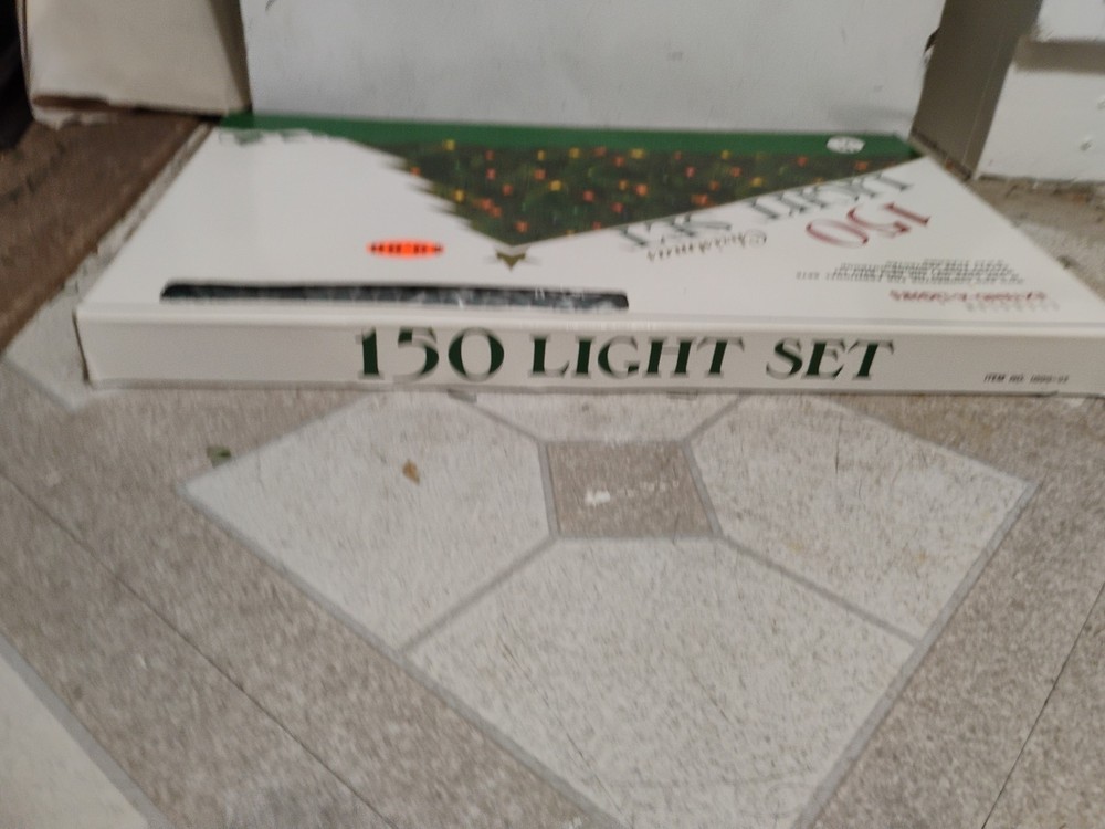 Vintage 3-Way String 150 Lights Clear Twinkle Christmas Blinker NOS Everglow