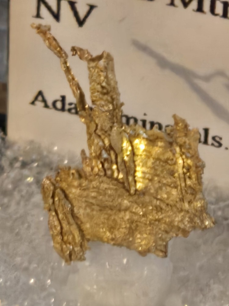 Beautiful Round Mountain Gold specimen