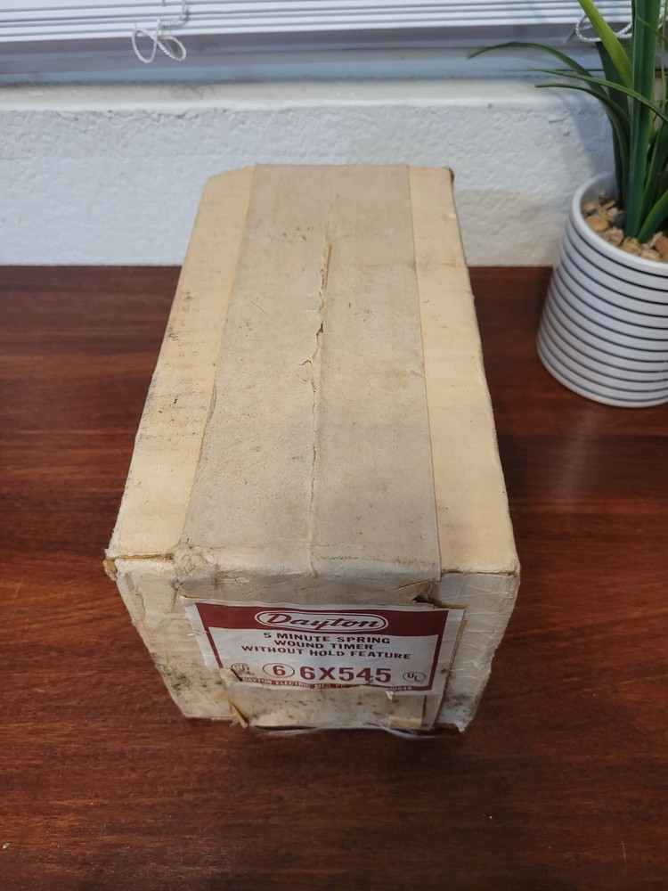 Dayton 5 Minute Spring Wound Timer Without Hold Feature 6X545
