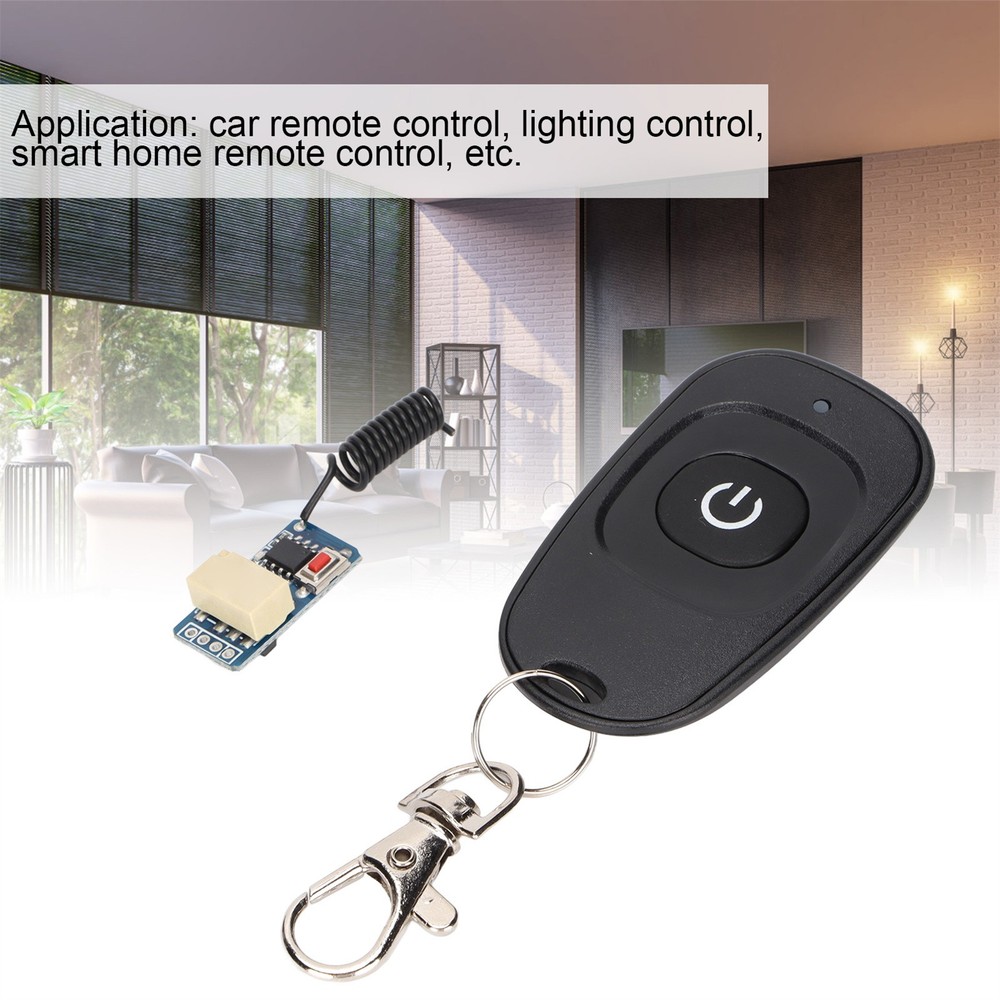 Wireless Module Remote Control Switch Single Button Relay RF Transmitter