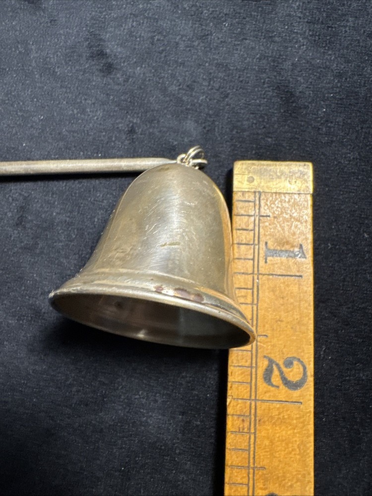 Antique Towle Sterling Silver Candle Snuffer With Wood Handle