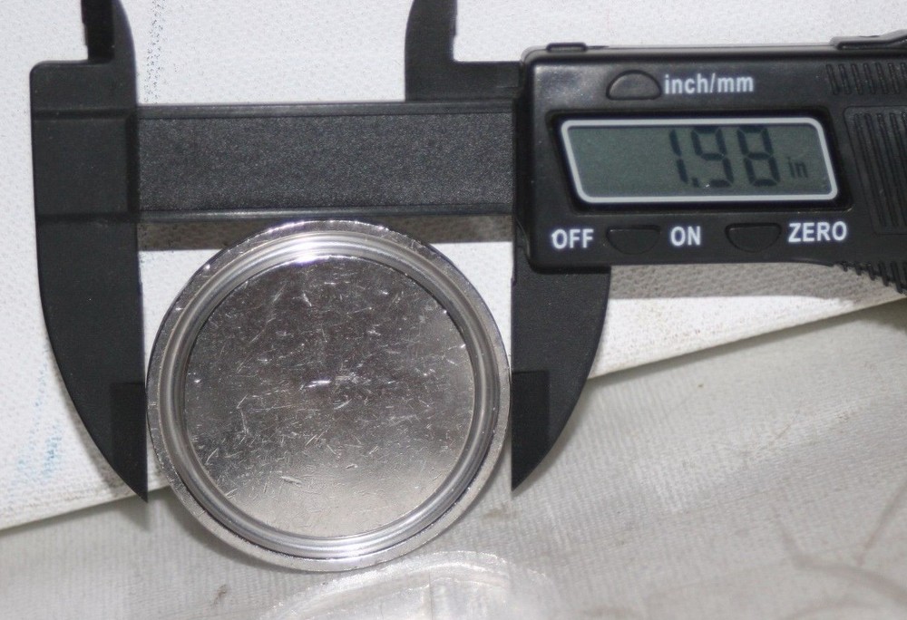 2" SANITARY FITTING END CAP WITH KNOB