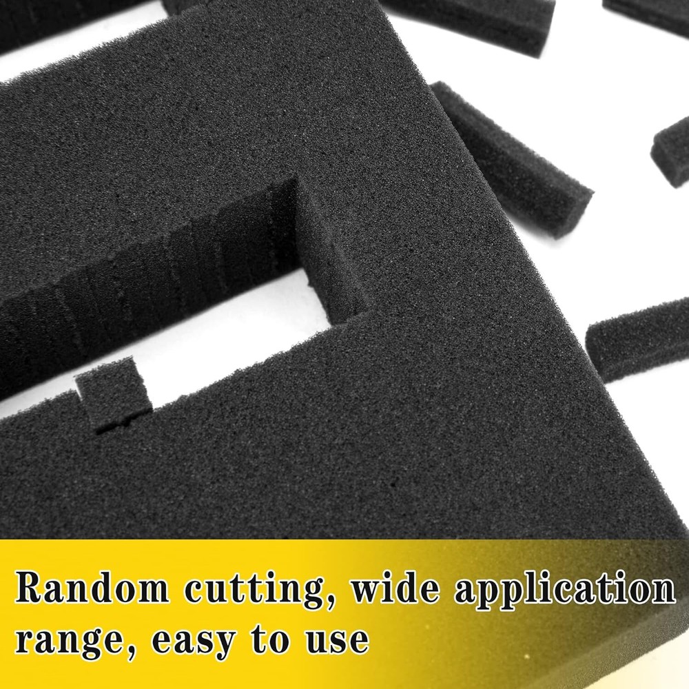 4 Pcs Pick and Pluck Foam, Pluck Pre Cube Sheet Foam with Bottom Use for Toolbox