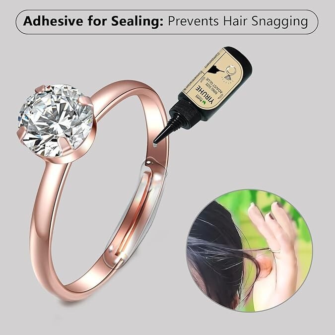 Innovative Ring Size Adjuster Adhesive with UV Light- Adjusts Any Size,...