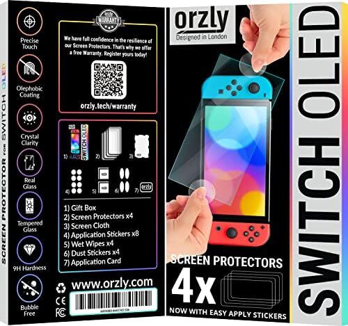 Protector De Pantalla De Vidrio Para Accesorios De Consola Nintendo Switch O...