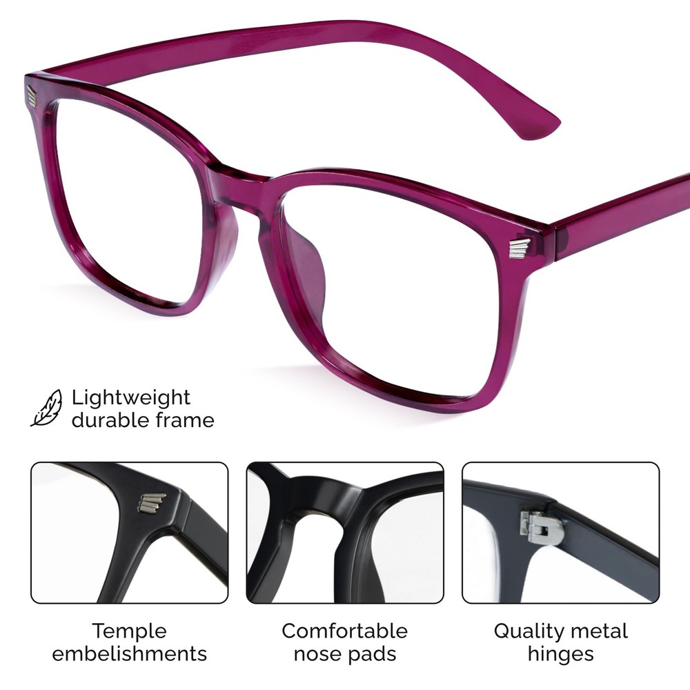 Livho High Tech Blue Light Blocking Computer Glasses - Protect Eyes & Reduce Str