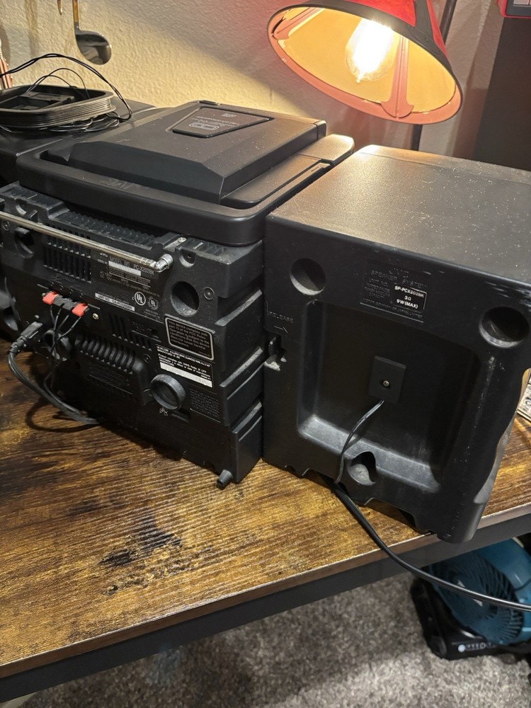 READ JVC PC-X202 CD Portable Speaker System NO REMOTE