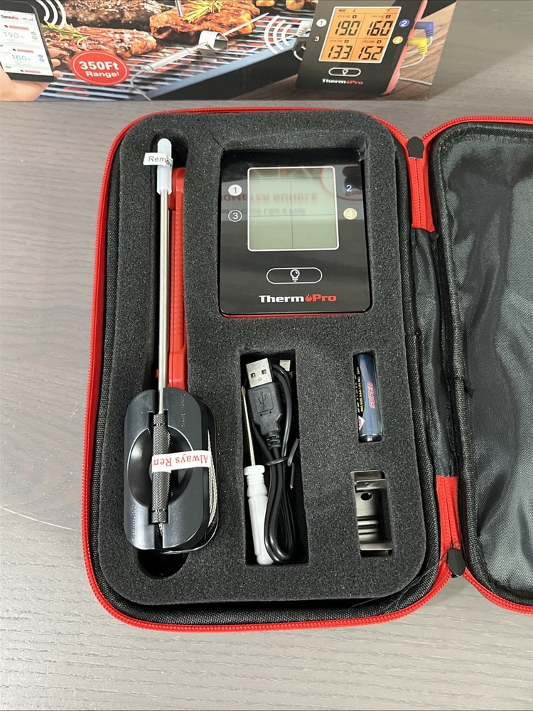 ThermPro Smart Bluetooth Grill Thermometer Bundle NIOB