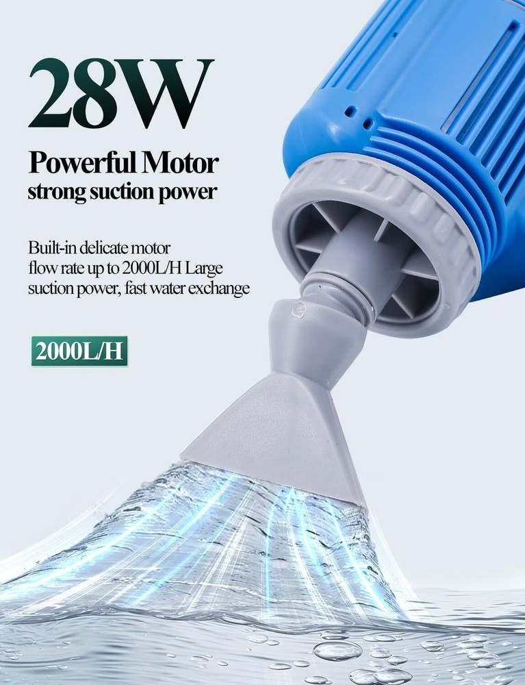 Powerful Submersible Aquarium Maintenance Tool - Adjustable & Multi-Functional