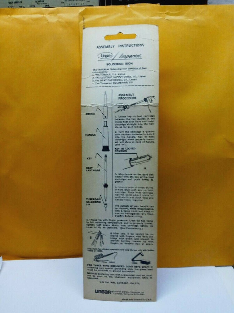 Ungar Imperial #6102 Two Wire Cord Set