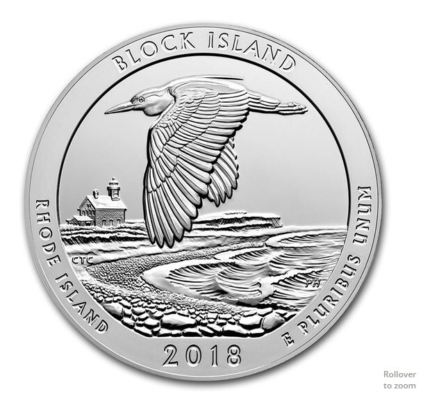 2018 D Block Island U.S. Mint Quarter