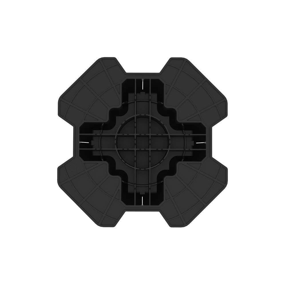 Instant Foundation Block Deck Support System for 4" X 4" Posts and 2" Joists