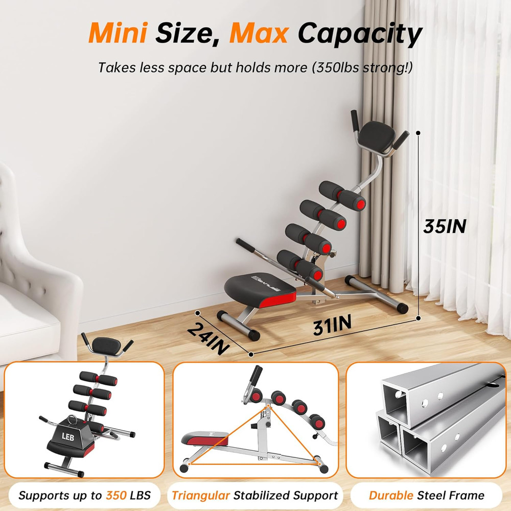 Inversion Table for Back Pain Relief - 350Lbs Capacity, Improve Posture and Spin