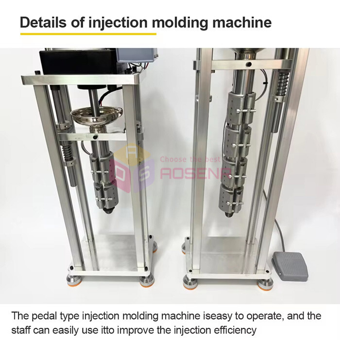 20g/30g/50g Small Desktop Vertical Plastic Pneumatic Injection Molding Machine