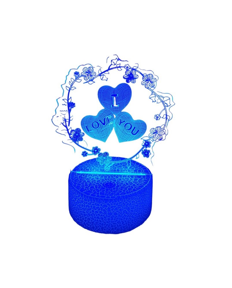 3d Lamp Illusion I LOVE YOU