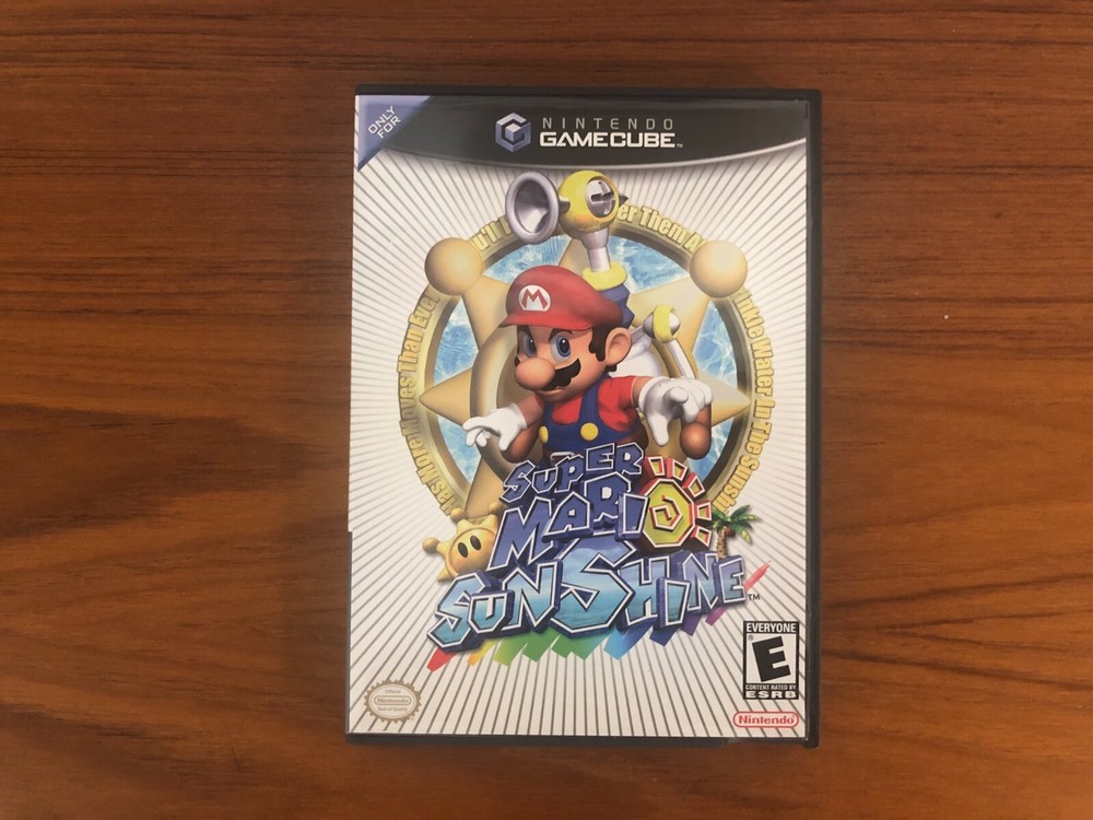 Replacement GameCube Case for Super Mario Sunshine