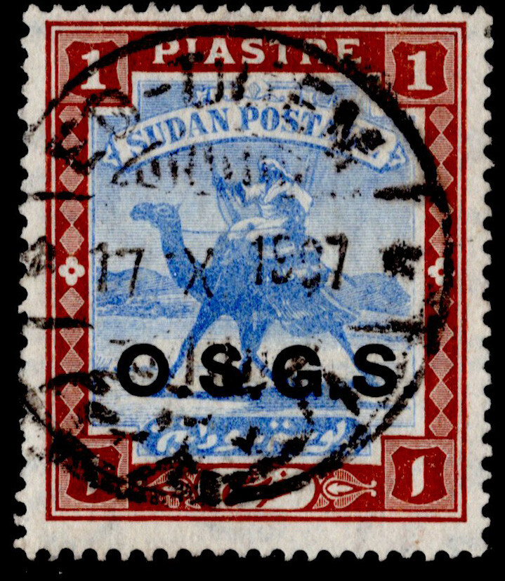 Sudan Scott O6 with Ed Oven Postmark.