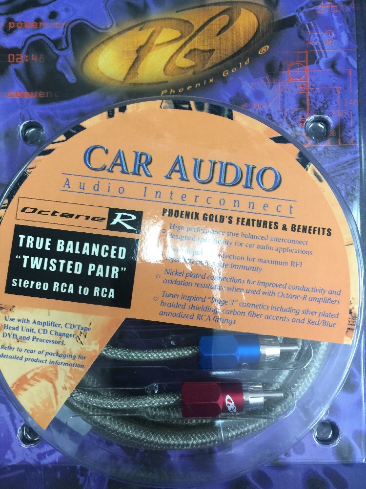 Phoenix Gold RCA Interconnect, RS2.720 6.5' twisted pair True Balanced 2 Meter