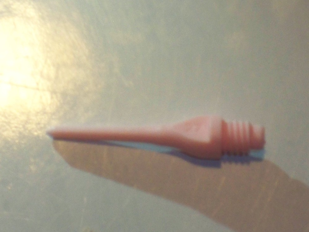 200 Plastic keypoint Dart Tips 2ba Rose Pink w/ FREE Shipping