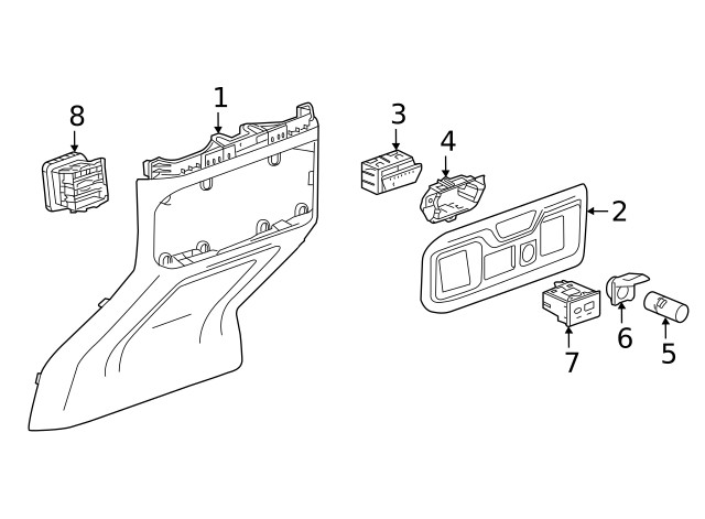 Genuine GM Power Outlet Cap 85628176