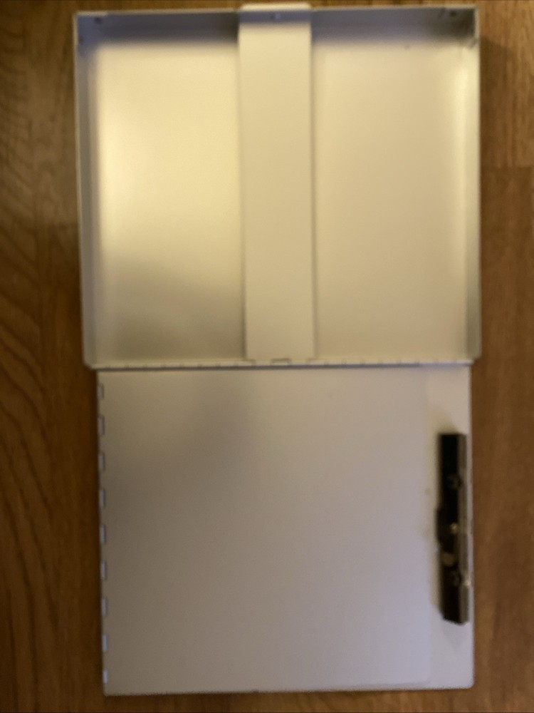 Rediform Forms Holder 8.5”x9 1/8” Aluminum Side Opening W/strap Protect Storage