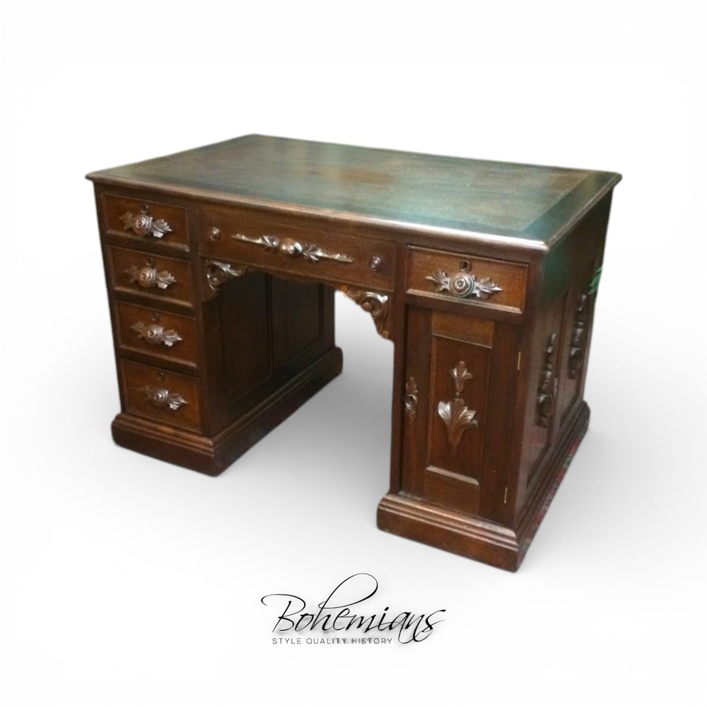Antique Victorian Partner's Desk