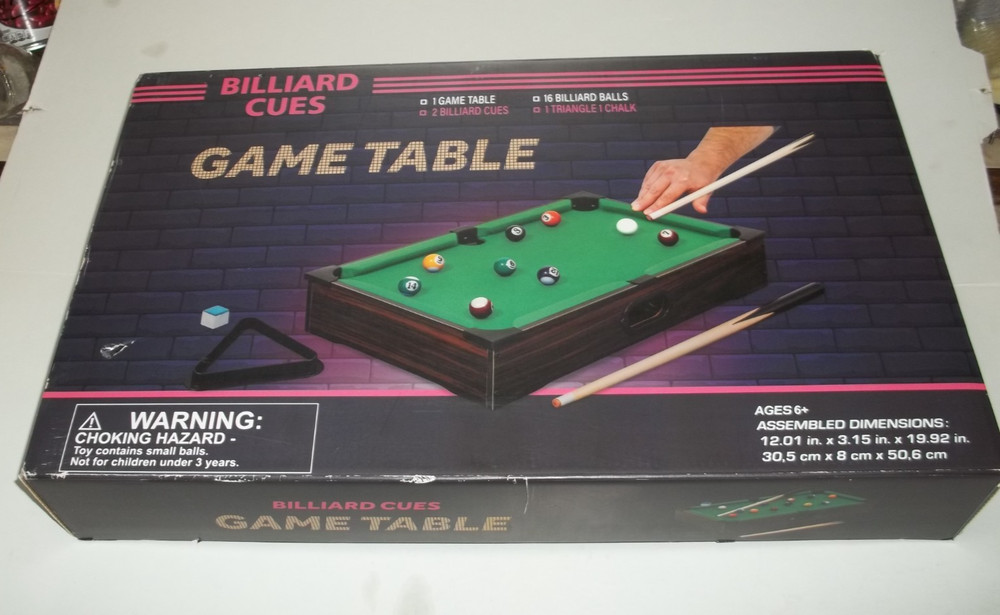 Modern Expressions 20" Tabletop Pool Table Mini Pool Table