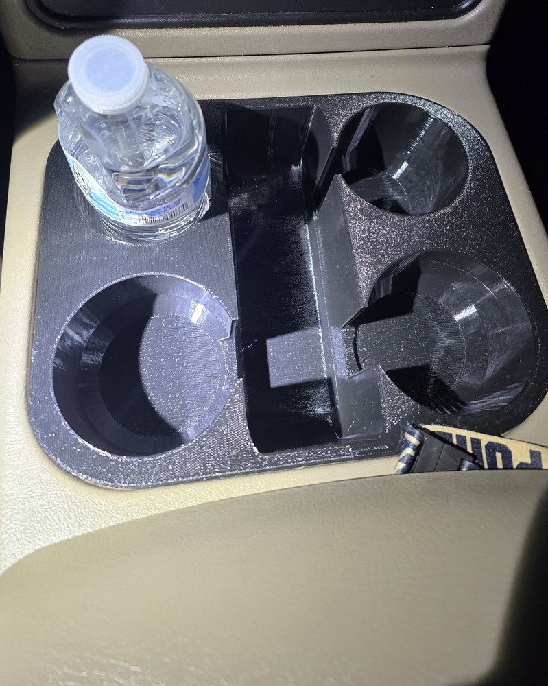 Cup Holder Upgrade For 2003-2006 Silverado Tahoe Yukon - 4 Drinks!