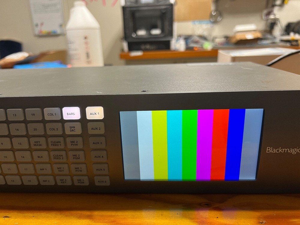 Black Magic ME4 Broadcast Studio 4K switcher