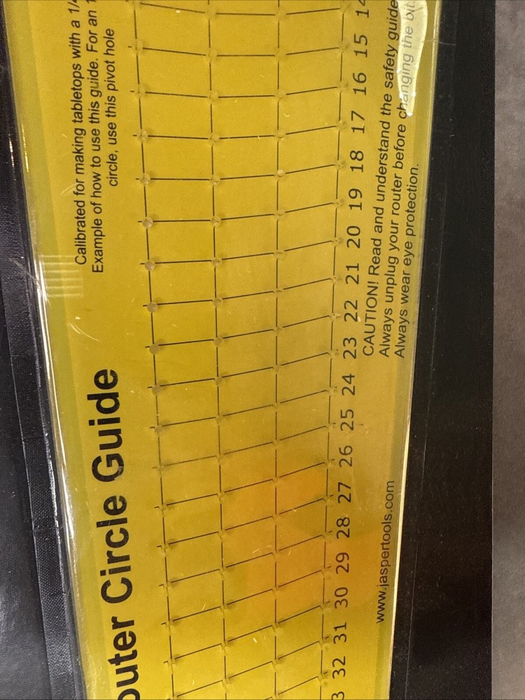 Jasper XL Large Circle Guide For Compact & Cordless Routers