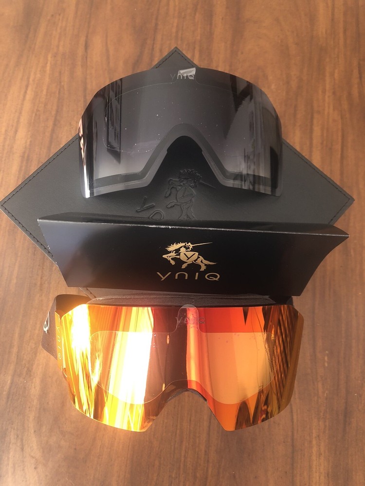 YNIQ Model Nine mirrored ski goggles Inferno (922)
