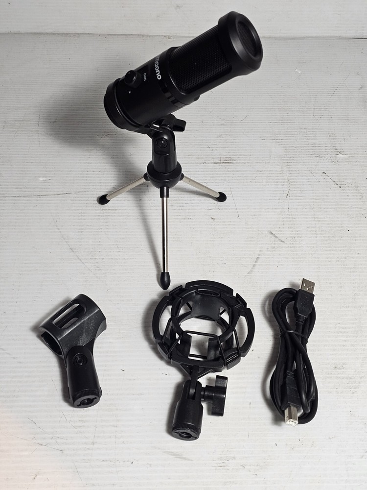 MAONO USB Microphone with 3 Mount & USB Cable ~ Podcast / Gaming
