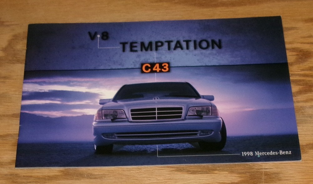 Original 1998 Mercedes Benz C43 Sales Brochure 98