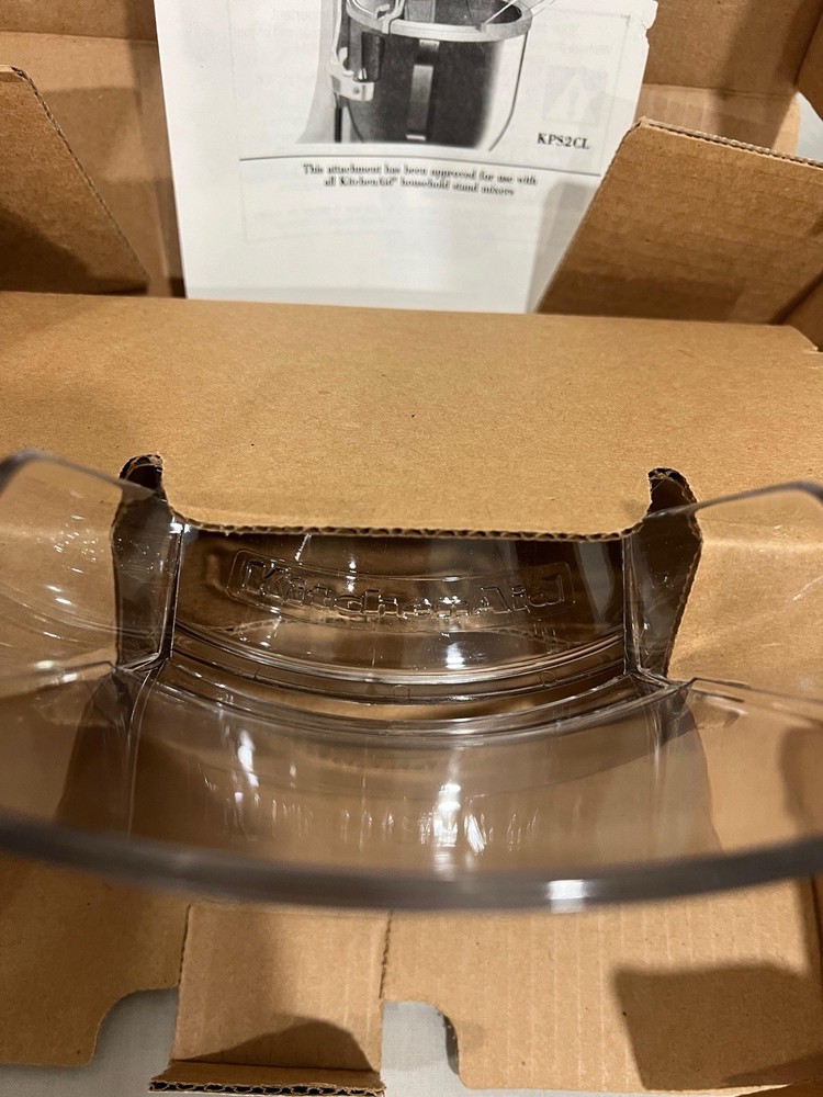 KitchenAid KPS2CL 2-Piece Pouring Shield Clear Stand Mixer Cover