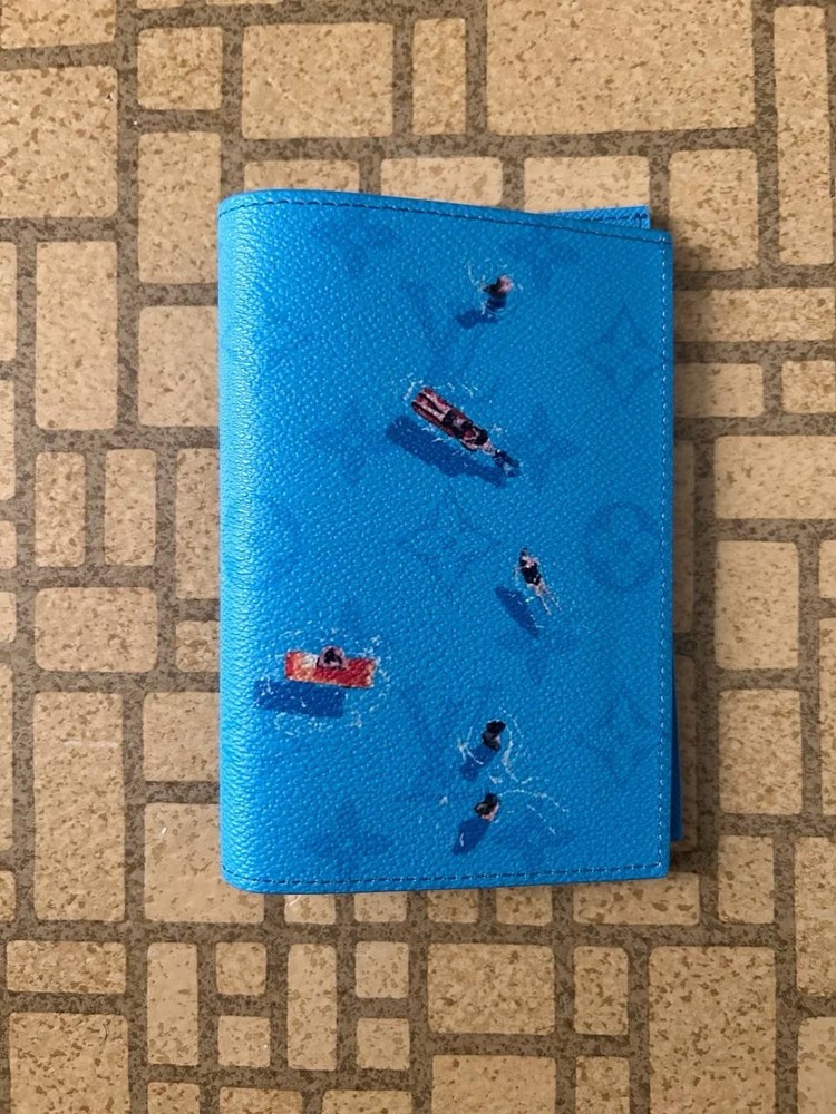 Louis Vuitton Blue Lagoon Passport Holder