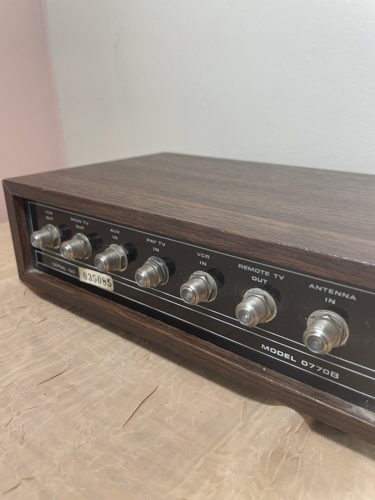 Vintage Channel Master Video Control Center Model 0770B