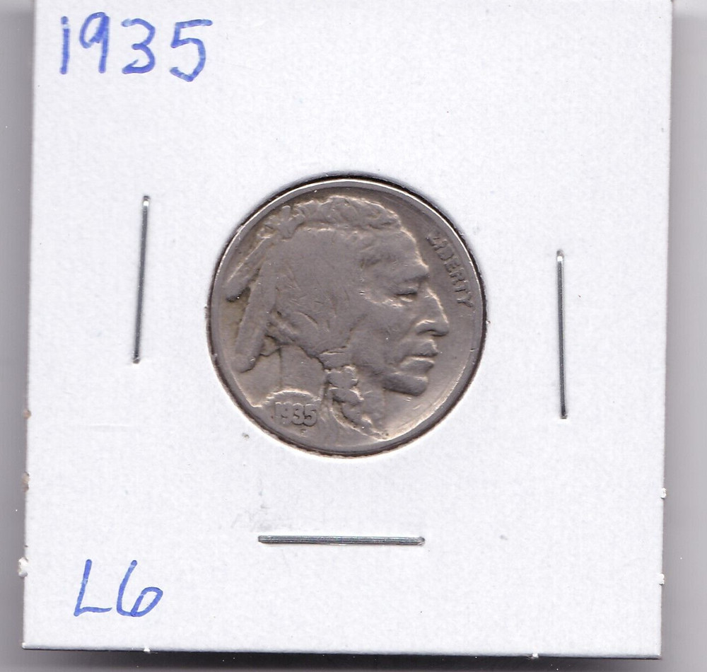 1935 Buffalo Nickel L6