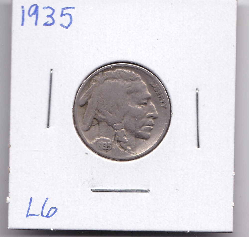1935 Buffalo Nickel L6