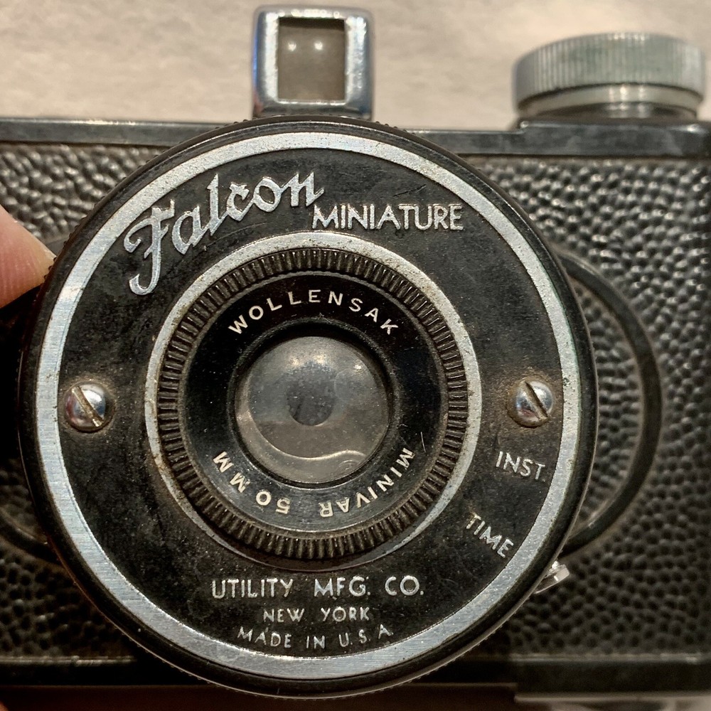VINTAGE Falcon Miniature Black Camera