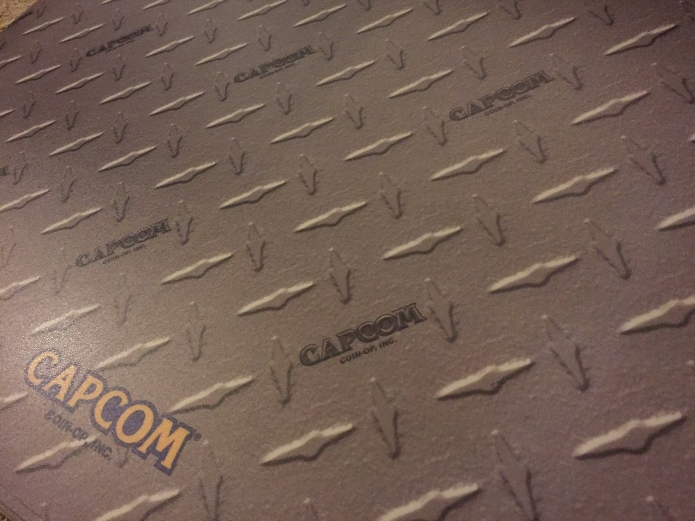 Laminated Capcom Diamond Plate Arcade Control Panel Overlay 33” X 17” (cpo)