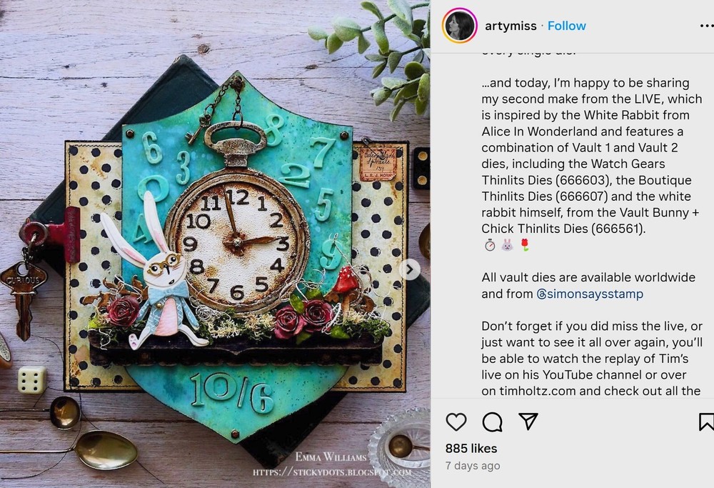 New Sizzix Thinlits 15pc Boutique #666607 Retail $20.99 by Tim Holtz Vault