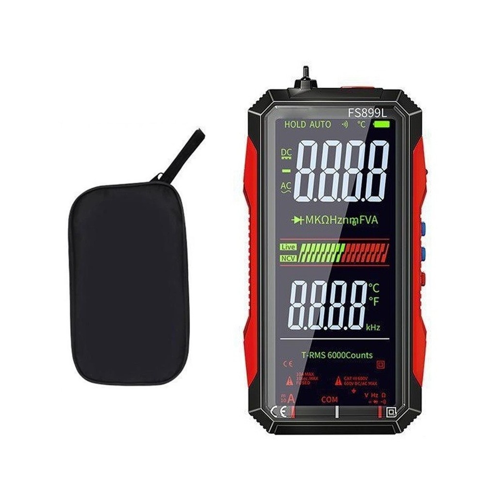 USB C Rechargeable Digital Multimeter for Electrical Testing with Large Display