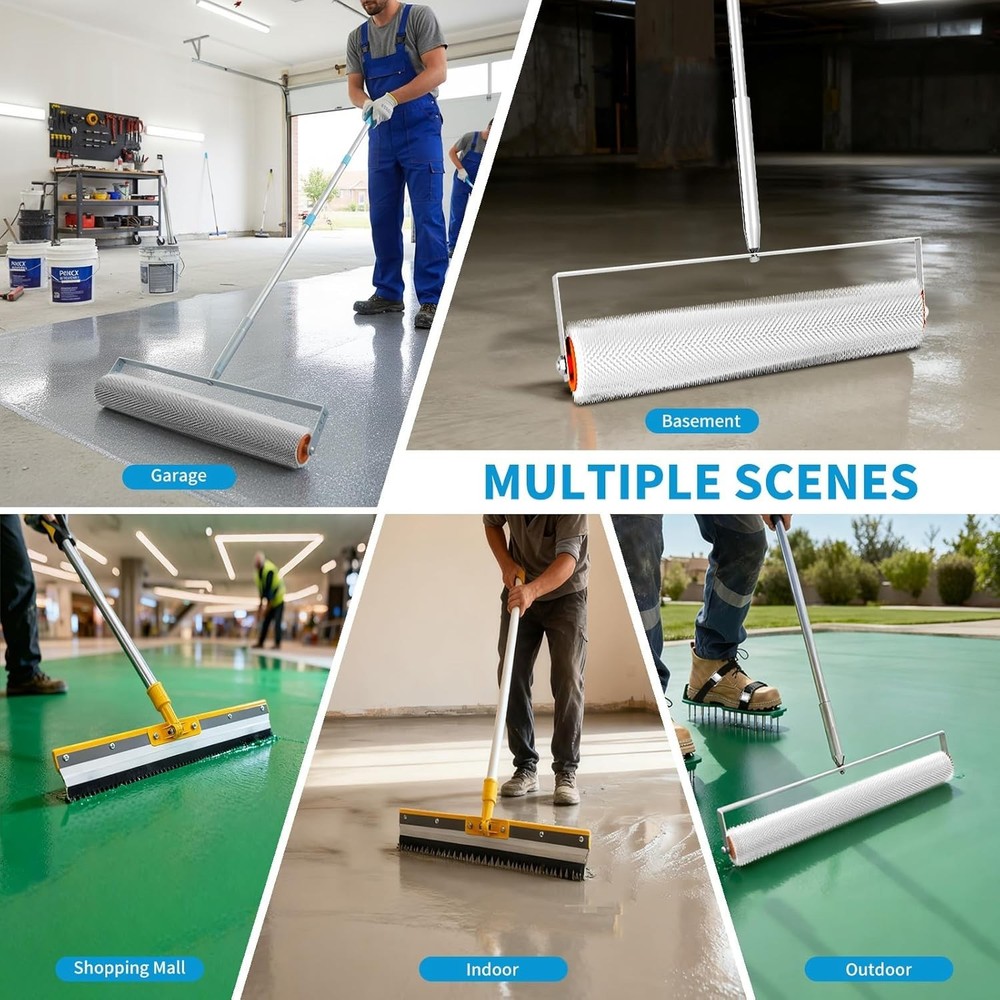Professional Epoxy Floor Tool Set with Extension Pole