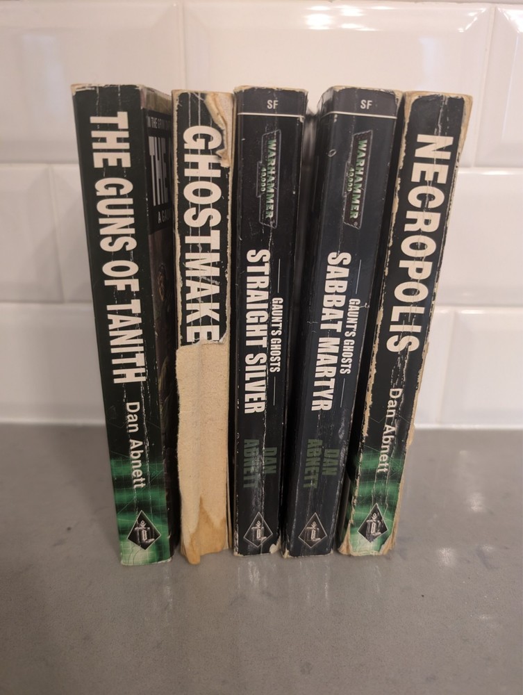 Warhammer 40k Black Library Gaunts Ghosts Book Lot Dan Abnett