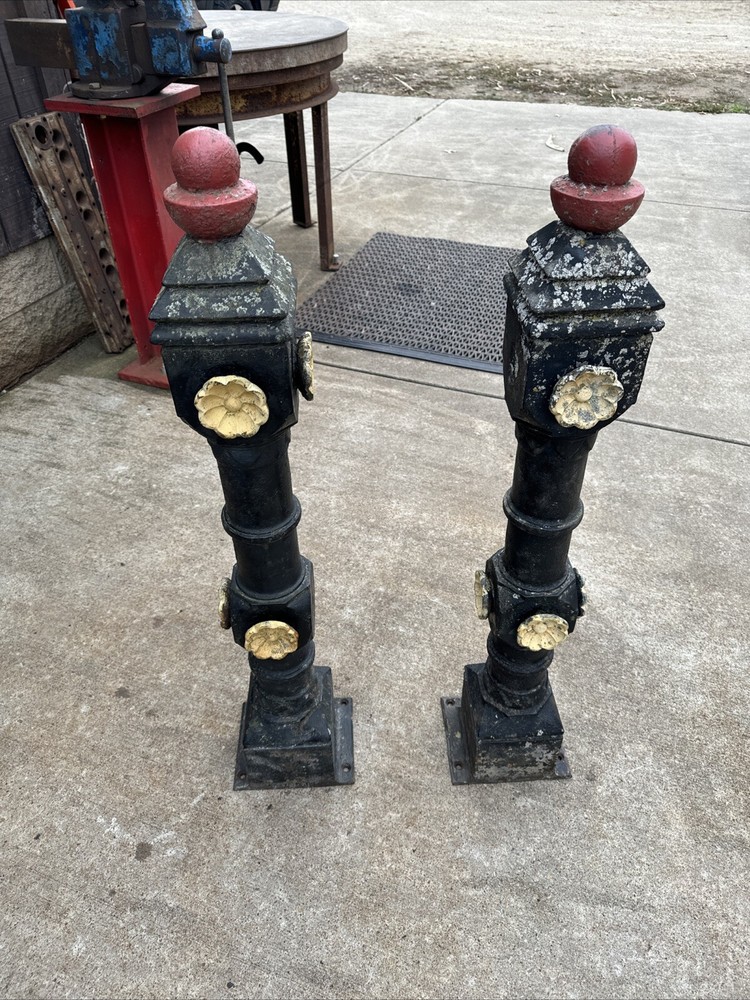 Beautiful Antique Cast Iron Horse Hitching Post’s