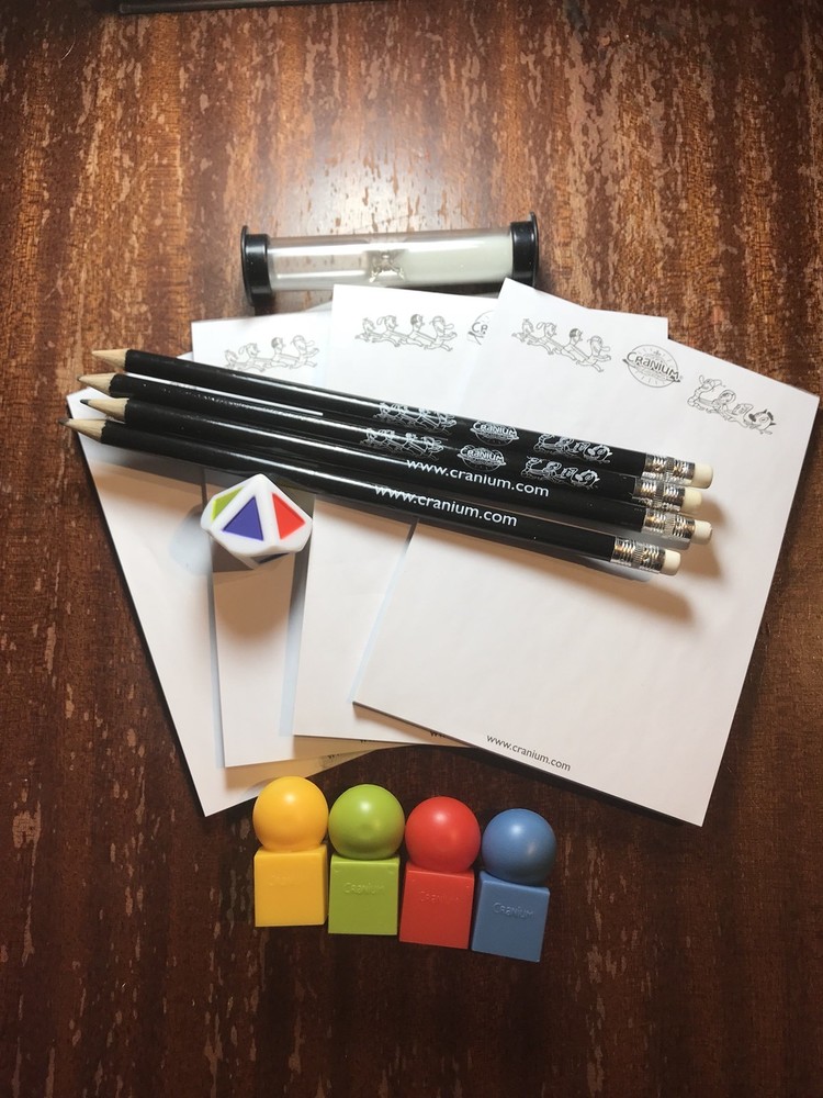 Cranium Replacement Pieces Parts Pencils Paper Dice Pads Die 60 Second Timer