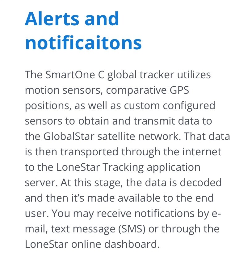 Globalstar SmartOne C Global Battery Powered GPS Asset Tracker