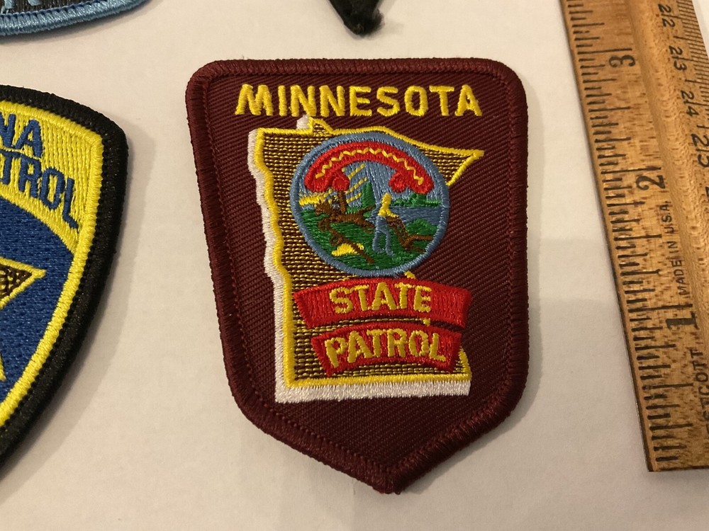State Law Enforcement patches All different 10 piece set. All new.Hat Size Patch