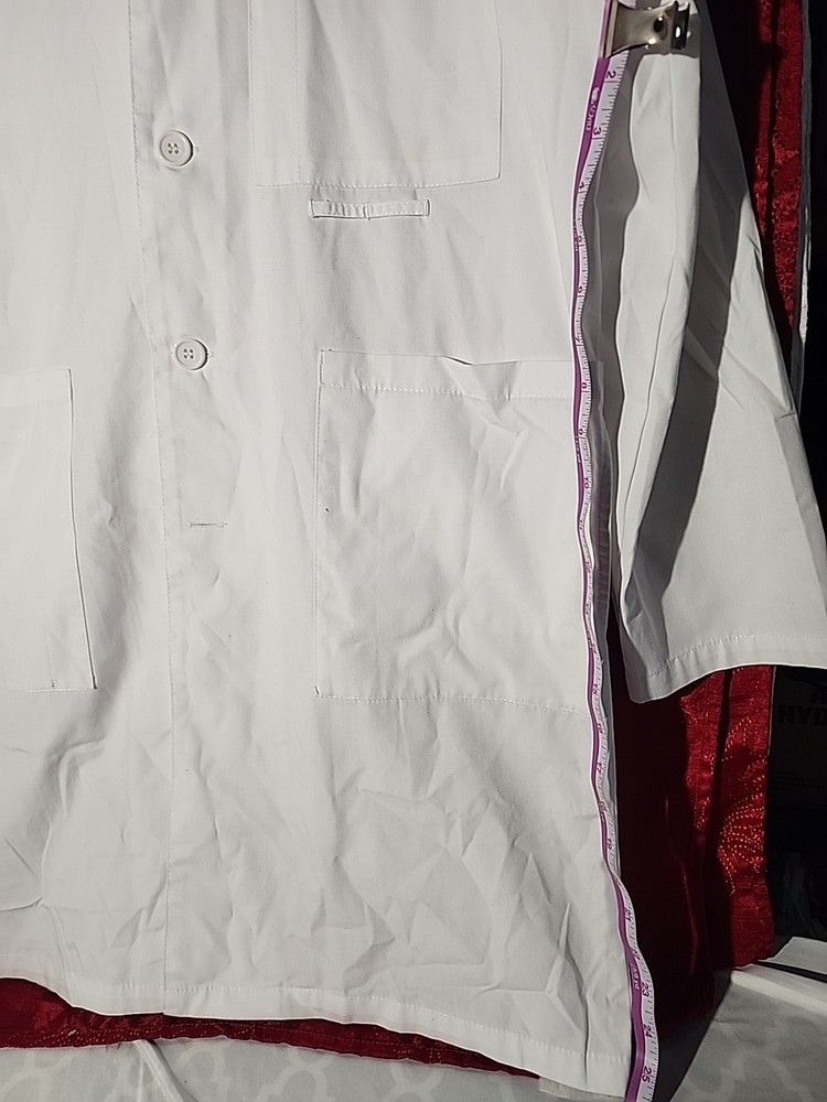 Lab Coat White Dress A Med Size M